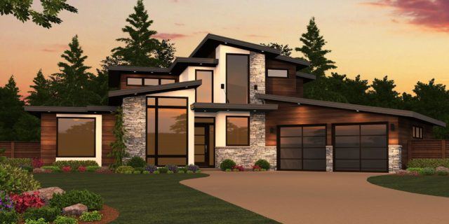 Current Home Plans And Contemporary Architectural Home Features